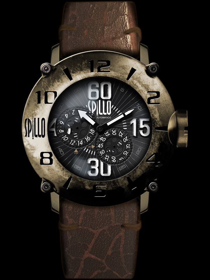 イタリアブランドSPILLOの男心をくすぐる重厚なルックスの時計